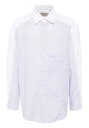 Feng Chen Wang panelled shirt - White