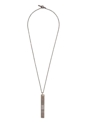 Parts of Four Plate Necklace - Silver