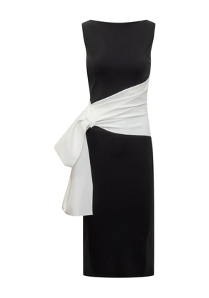 CHIARA BONI La Petite Robe tie-fastening midi dress - Black