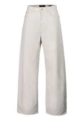 Moorer wide-leg jeans - Neutrals
