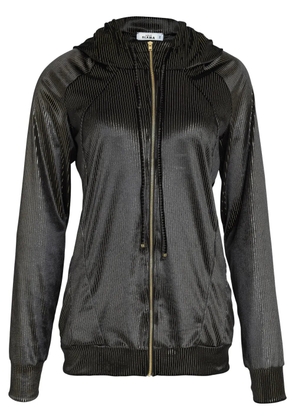 Amir Slama zipped drawstring jacket - Black