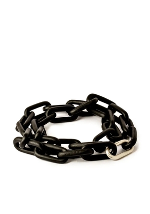 Parts of Four Organic Chain necklace - Black