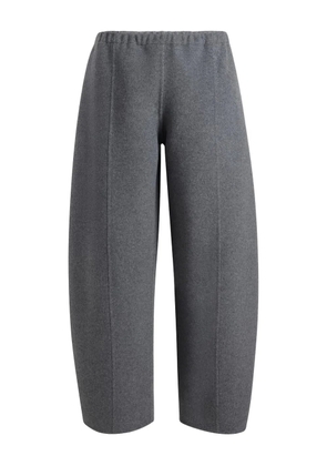 KHAITE elastic-waist panelled trousers - Grey