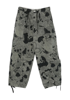 Perks And Mini geo-mapping trousers - Green
