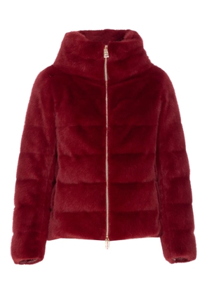 Herno high-neck padded jacket - Red