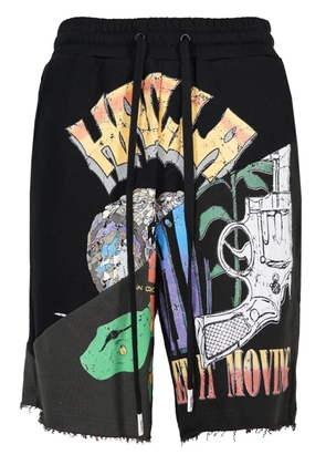 Haculla In Concert cotton shorts - Black
