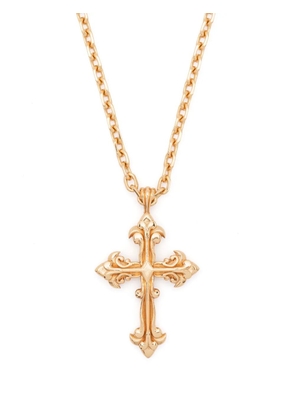Emanuele Bicocchi cross-pendant polished-finish necklace - Gold