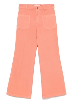Chloé cropped bootcut trousers - Orange