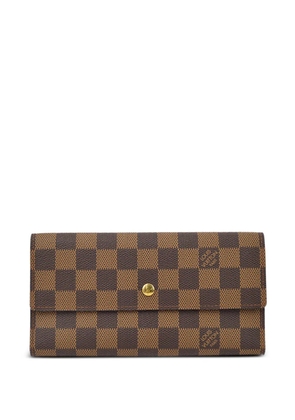 Louis Vuitton Pre-Owned 2003 Tresor International continental wallet - Brown