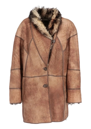 A.N.G.E.L.O. Vintage Cult 1980s leather coat - Brown