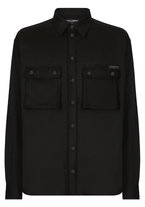 Dolce & Gabbana woolen shirt - Black