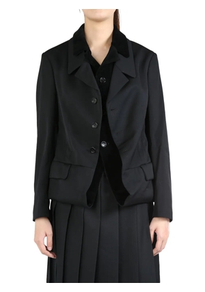 Comme Des Garçons Comme Des Garçons Vollar blazer - Black