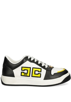 Elisabetta Franchi two-tone leather sneakers - Black