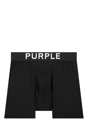Purple Brand logo-print boxer briefs (pack of three) - Black