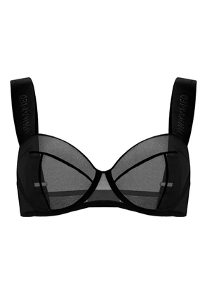 Zhilyova The Unnamed 9 mesh-panelled bra - Black