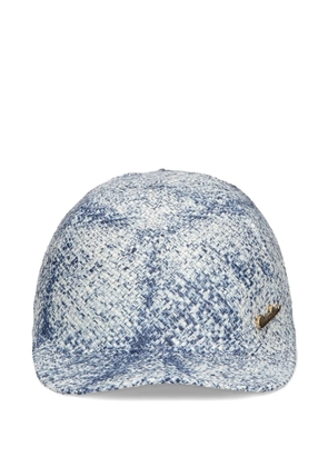 Borsalino Timothee denim-effect baseball cap - Blue