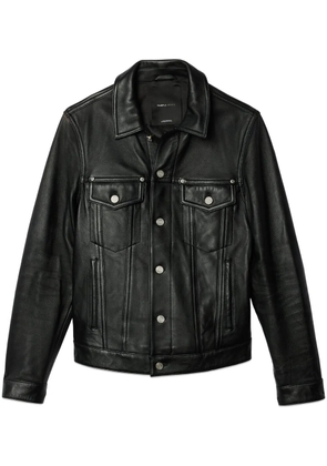 Purple Brand leather jacket - Black