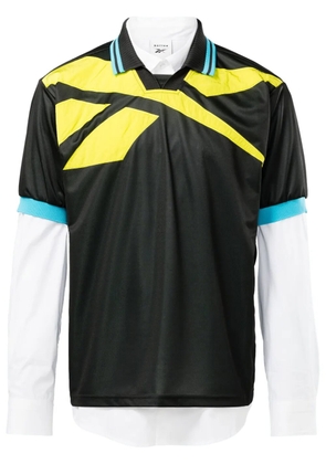 Reebok LTD x Botter Vector layered polo shirt - Black
