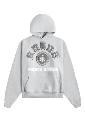 RHUDE pouch-pocket hoodie - Grey