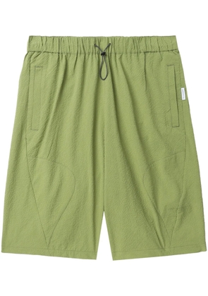 FIVE CM elasticated-waist textured shorts - Green