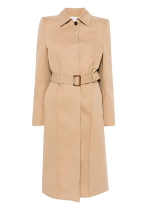 Alexander McQueen belted trench coat - Brown