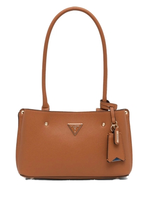 GUESS USA logo-patch shoulder bag - Orange