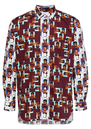 Comme Des Garçons Shirt x Andy Warhol Ali cotton shirt - Purple