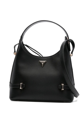 GUESS USA textured-leather shoulder bag - Black