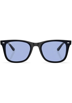 Ray-Ban logo-lettering square-frame sunglasses - Black