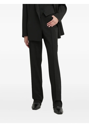 SAMSOE SAMSOE split-hem trousers - Black