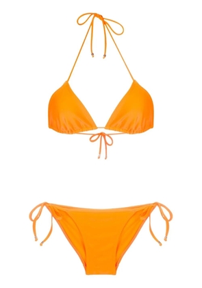 Amir Slama self-tie triangle bikini - Orange