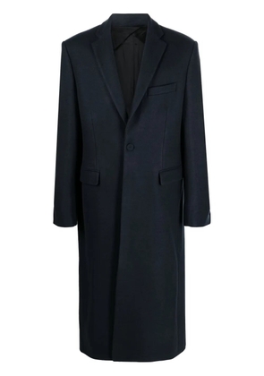 424 felted single-breasted coat - Blue