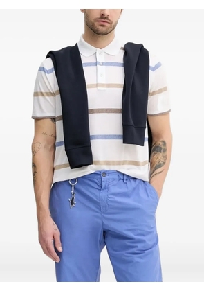 Paul & Shark striped polo shirt - White