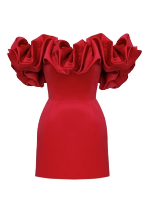 POST MERIDIEM Meringue mini dress - Red