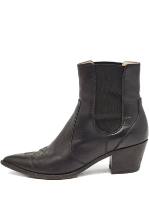 Gianvito Rossi Pre-owned 95mm leather boots - Black