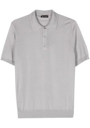 Colombo cashmere-blend polo shirt - Grey