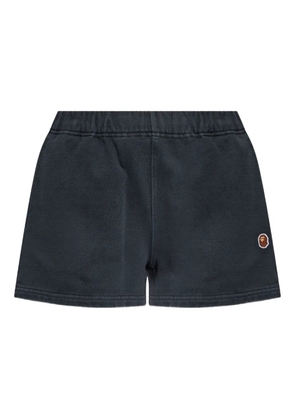A BATHING APE® Ape Head One Point track shorts - Black
