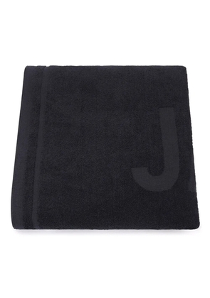 Jacquemus The Jacquemus beach towel - Black