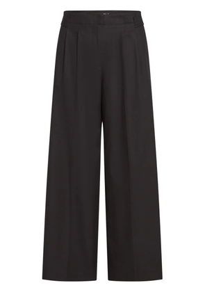 Karl Lagerfeld pleated wide-leg trousers - Black