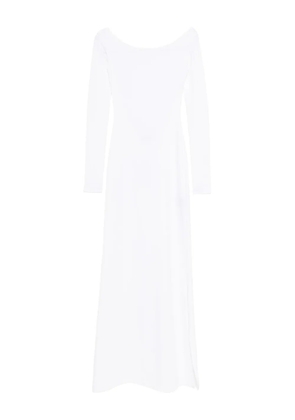 Xenia Magera open back dress - White