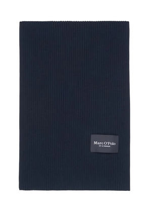 Marc O'Polo ribbed-knit scarf - Blue