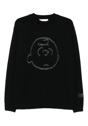 Iceberg x Peanuts virgin wool jumper - Black