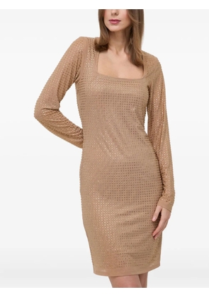 GUESS USA square-neck dress - Neutrals