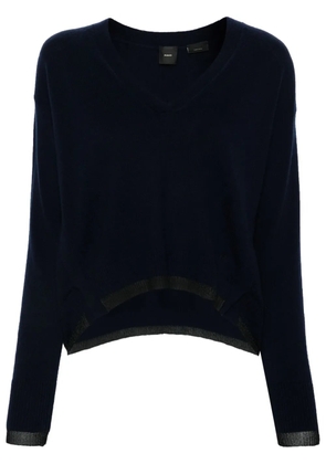 PINKO contrasting border sweater - Blue