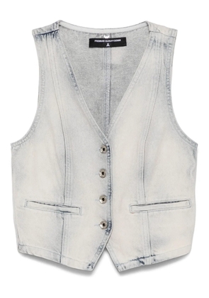 Patrizia Pepe denim waistcoat - Blue