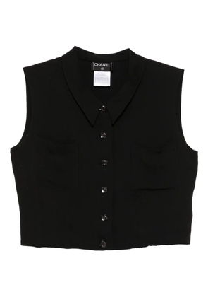 CHANEL Pre-Owned 1999 sleeveless vest - Black