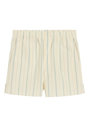 AMI Paris striped shorts - Neutrals