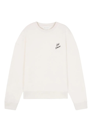 Maison Kitsuné logo sweatshirt - White