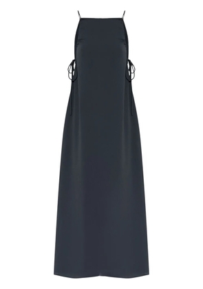 Emporio Armani strap-detail maxi dress - Blue