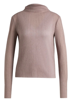 HUGO plissé-effect blouse - Pink